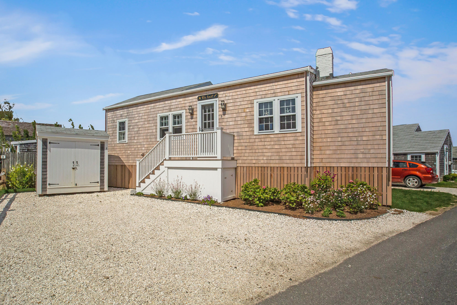 House on Nantucket Harbor Built by Carey Company